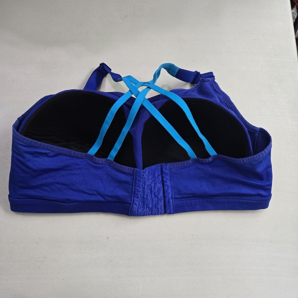 LIVI Women Bra 44D Blue T Shirt Wireless Strap Adjustable Racerback - Picture 9 of 11